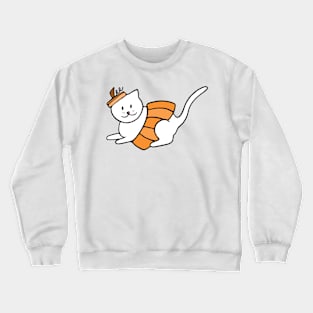 Halloween Costume Cat Pumpkin Crewneck Sweatshirt